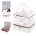 KGMCARE Double-Layers Nail Polish Organizers and Storage White