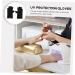 Healeved 3 Pairs Nail Protection Gloves Uv Shield Mittens Manicure Fingerless Gloves Manicure Gloves Protective Gloves Sun Protection Gloves Lamp Hand Covers Anti-uv Protector Nylon Miss - Buy Online on GoSupps.com
