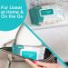 Vietdai Flusable Moist Toilet Paper Wipes - 168 Sheets Aloe Vera & Chamomile Gentle Travel Wet Wipes for Sensitive Skin - Buy Online on GoSupps.com