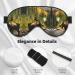 Deer Bear Moose Print Unisex Sleep Mask | Double-Sided Eye Mask for Sound Sleep & Skin Care - Shop Internationally - Buy Online on GoSupps.com