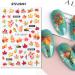 8 Sheets Halloween Autumn Fall Nail Art Stickers Decals Self Adhesive Skull Spider Web Pumpkin Design Manicure Tips Nail Decoration for Women Girls - Buy Online on GoSupps.com