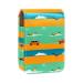 Lipstick Case Leather Lip Gloss Lipstick Organizer with Mirror Mini Lipstick Holder Bag Blue Yellow Green Striped Fox L652x0pknn