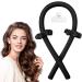 Heatless Curling Rod Headband  IENIN Heatless Hair Curler No Heat Hair Curlers to Sleep in Curl Ribbon with Scrunchies Hair Clips Overnight Hair Curlers Hair Roller for Women Long Hair Styling Tools A-Black