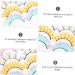 minkissy 5 Pairs Colored False Eyelashes Colored Cluster Lashes Colorful Lashes Winged Eyelashes Makeup Eye Lashes Carnival Party Eyelashes Makeup Tools Imitation Miss Fluffy - Buy Online on GoSupps.com