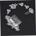 FRCOLOR Bridal Wedding Hair Comb Comb Floral rhinestone pin bride Rhinestone Headband Hair Comb - Buy Online on GoSupps.com