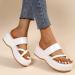 Summer Stylish Platform Sandals - Women's Orthopedic Bunion Slippers - White, Size 7 - Buy Online on GoSupps.com