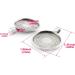 Lind Kitchen 25pcs 25mm Round Bezel Pendant Trays - DIY Jewelry Making Accessories in Ancient Silver - Buy Online on GoSupps.com