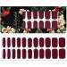  Rrlihjgu Nail Strips | 22 Gel Nail Strips | Waterproof Red Cutouts for Home Manicure Art Autumn and Halloween Decorations - Buy Online on GoSupps.com