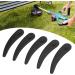 Lawn Mower Blades 25PCS Flexible Durable Fast Cutting Lawnmower Trimmer Blades for Courtyard (Black) - Buy Online on GoSupps.com