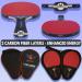 MaxMVMT Ping Pong Paddle Set - Carbon Fiber Rackets with 2 Wristbands, 3 Balls & Carry Case - Premium ITTF Approved Rubber - 2 Player Table Tennis Setup - Buy Online on GoSupps.com