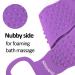 Silicone Bath Body Brush - Dual Texture Scrubber for Perfect Exfoliation - Buy Online on GoSupps.com