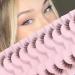 Glowingwin Wispy Cat Eye Half Lashes - 10 Pairs Handmade Mink Fluffy False Eyelashes - Buy Online on GoSupps.com