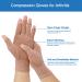 2-Pair Arthritis Compression Gloves for Raynaud's & Carpal Tunnel Relief - Coffee, Small - Buy Online on GoSupps.com
