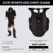 Kids Boxing Chest Guard for Age 4-8 | Kickboxing, Muay Thai, Krav Maga | MMA Sparring Shield | Black - Buy Online on GoSupps.com
