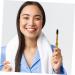 Minkissy Adult Toothbrush Set - 4 High Bristle Density Oral Cleaning Tools for Travel | Durable Effective Home Dental Care Solutions - Buy Online on GoSupps.com