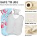 Buy Naanle Flamingos Ballet Dancer Hot Water Bottle 2L - Large Transparent Bottle for Bed | Hand Warmers Pain Relief & Heat Therapy - Buy Online on GoSupps.com