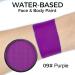 Buy Erinde Purple Face Body Paint - Professional Non-Toxic Water Based Face Painting Kit for Kids & Adults - Perfect for Halloween Cosplay SFX - 30g - Buy Online on GoSupps.com