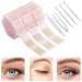 1800 Eyelid Lifter Strips Eyelid Sticker Tape Self-Adhesive Eye Tapes Fiber Invisible Eyelid Band Sticky for Hooded Droopy Uneven Mono-eyelids Skin Colour with Mini Fork Bars Tweezers