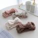 Senllori 4-Piece Spa Bowknot Hair Bands - Coral Fleece Makeup Headbands for Face Washing Showers Yoga & Skin Care - Elastic Cosmetic Accessories - Buy Online on GoSupps.com