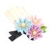 FOMIYES Hairpin Chinese Wedding Decoration Bridal Headpieces for Wedding Bridal Hair Pin Wedding Hair Clip Bridal Hair Accessories Tassel Trim Little Daisy Girl Child Plastic Japan 9X6X2CM Pink Sky-blue Violet