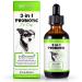 Probiotic for Dogs 3 in 1 probiotics Drops for Gut Health Relieve Diarrhea and Indigestion Dog Digestive Immune Bowel Support for All Ages and Breeds Dogs Bacon Flavor - 60ml / 2 fl.oz