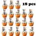 18pcs Funny Cat Cupcake Toppers for Boys Girls Pet Baby Shower Kitten Meow Party Supplies Favor Ninja Kung Fu Karate Cat Themed Birthday Party Decorations - Buy Online on GoSupps.com