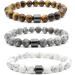 Gokame Smoking Cessation Bracelet Set | Anti-Anxiety & Positive Energy Bracelets for Men & Women | 8mm 3PCs Spiritual Quitting Companion - Buy Online on GoSupps.com