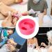 Geteawily Manicure Bowl Soak Nail Salon Bowl Art Hand Wash Spa Tool Manicure Hand Bowl Nail Soaking Container Manicure Tool for Art Polishing Remover Pink - Buy Online on GoSupps.com
