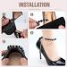2 Sets Detachable Heel Straps for High Heels - Anti-Loose Elastic Shoe Straps - Black Replacement Straps - Buy Online on GoSupps.com