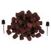 120# Grit Nail Art Sanding Caps Manicure Polishing Grinding Bands Nail Drill Bits Set with Shaft Sanding the Sanding Strip Is Designed with Durabl Tremendous Fabric Sanding Bits Fa