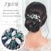 IYOU Sparkly Crystal Wedding Hair Comb - Green Bridal Hair Accessory for Bride and Bridesmaid - Buy Online on GoSupps.com