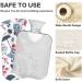 NAANLE Cartoon Owl Water Bottle - 1L Transparent Hot & Cold Therapy Bag for Pain Relief Hand & Foot Warmer - Buy Online on GoSupps.com