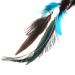 MWOOT 3Pcs Peacock Feather Hair Extensions for Women - Halloween Costume & Bohemian Hippie Accessories - Buy Online on GoSupps.com