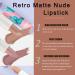 Shop 3 Color Matte Nude Lipstick | Long Lasting Waterproof Non-Stick Lip Gloss - Smooth Velvety Finish - Buy Online on GoSupps.com