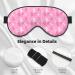 Breast Cancer Awareness Sleep Masks | Comfortable Super Soft Eye Masks with Adjustable Straps - Perfect for Home & Travel - Buy Online on GoSupps.com