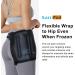 SuzziPad Hip Ice Pack Wrap for Pain Relief & Recovery - Reusable & Adjustable for Hip Injuries, Surgery, Inflammation & Swelling - Buy Online on GoSupps.com