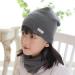 VUCDXOP Baby Cotton Hat Scarf Set - Beanie Hats + Tube Scarf Set for Boys and Girls, Grey, L (3-7 Years) - Autumn Winter Soft Cotton Neckerchief Set - Buy Online on GoSupps.com