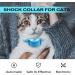 Paipaitek Cat Shock Collar - Sound, Vibrate, Shock Modes for Cats & Kittens - Waterproof & Rechargeable Blue - Buy Online on GoSupps.com