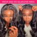 Megalook 36 Inch Body Wave Human Hair Wig | HD Lace Front 200% Density | Bleached Knots | Brazilian Real Hair | Natural Black Color - Buy Online on GoSupps.com