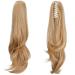 HewEicsy 20 Ponytail Extension Synthetic Hairpiece Blonde - Clip-in Daily Fluffy Ponytail Wig for Women - Buy Online on GoSupps.com
