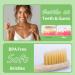 Genkent Bamboo Toothbrushes - Eco-Friendly BPA-Free Soft Bristles Biodegradable 12 Pack - Natural Bamboo Charcoal Toothbrushes - Buy Online on GoSupps.com