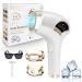 ACWOO 3 in 1 IPL device hair removal laser pain-free hair removal device with 9 energy levels-3 upgrade functions-HR/SC/RA 999.900 Light impulses for men women face armpits legs body body