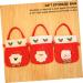 Abaodam 4 Pcs Candy Tote Kids Tote Bags Xmas Flannel Bags Christmas Apple Tote Pouch Child Storage Box - Buy Online on GoSupps.com