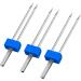 12-Piece Double Twin Needles Set with Plastic Box for Household Sewing Machine - 2.0/90, 3.0/90, 4.0/90 Sizes - Buy Online on GoSupps.com