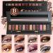 Buy 12 Color Eyeshadow Palette - Naked Nude Long-Lasting Waterproof Cruelty-Free Blendable Formula | Includes Dual-Ended Brush & Mirror - Perfect Neutral Makeup Palette - Buy Online on GoSupps.com