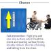Ehucon Non-Slip One Direction Tubular Seat Cushion Fall Prevention One Way Glide Pad for Elderly in Wheelchair Size 17"x17" - Buy Online on GoSupps.com