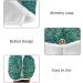 Green Wildflowers Leaf Dry Hair Cap | Quick Drying Towel Set with Button Headband | Super Absorbent & Comfortable - Buy Online on GoSupps.com