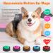 Dog Recordable Training Buttons Set of 6 Colors Dog Training Buzzer Dog Talking Buzzers Button with 25 Stickers and 3 Mats Louder Clearer Record & Playback Message for Communication&Training - Buy Online on GoSupps.com