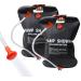 AYQWE Solar Shower Bag, 2 Pack 5 Gallons/20L Camping Shower Bag, Portable Shower Bag with Removable Hose and On-Off Switchable Shower Head for Camping Beach Swimming Outdoor Traveling