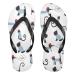 Mnsruu flip-flops for dogs French puppy animal dachshund for home hotel spa bedroom travel m for men and women
